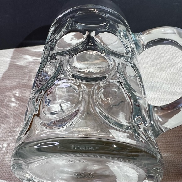 Erdinger Weissbrau German Dimpled Glass Beer Stein Mug Oversized - Picture 4 of 6